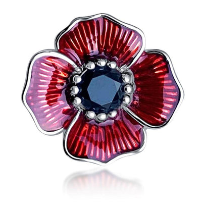 Remembrance Day Poppy Charms, Brooches, Earrings and Necklaces